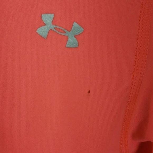 Under Armour Women's Peach Medium Scoop Neck Athletic Top Size Medium‎ - Picture 4 of 8